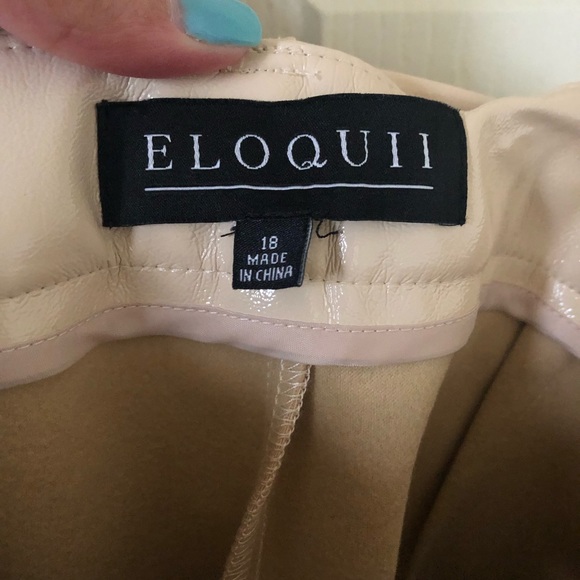 size 18 eloquii patent faux leather pants - Picture 3 of 3